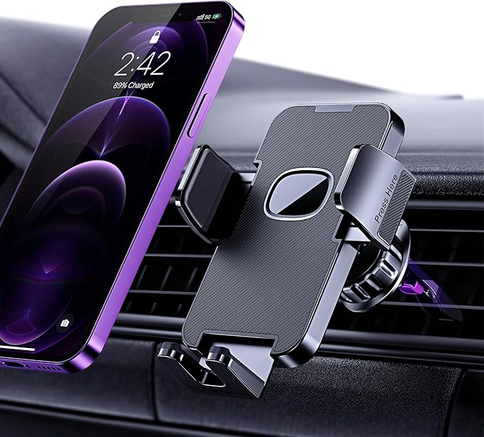 FESIYOYE Car Phone Holders for Car Air Vent Phone Mount Universal Automotive Accessories Car Mount Cradles Fit for iPhone Android Smartphones