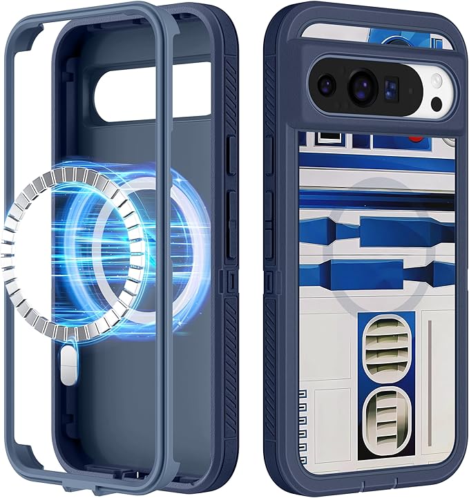 for Google Pixel 9 Case/Pixel 9 Pro Case - Compatible with MagSafe Women Cute Girls Magnetic Protective Cover Teen Boys Cool Unique Design Heavy Duty Shockproof for Pixel 9/9 Pro Phone Case