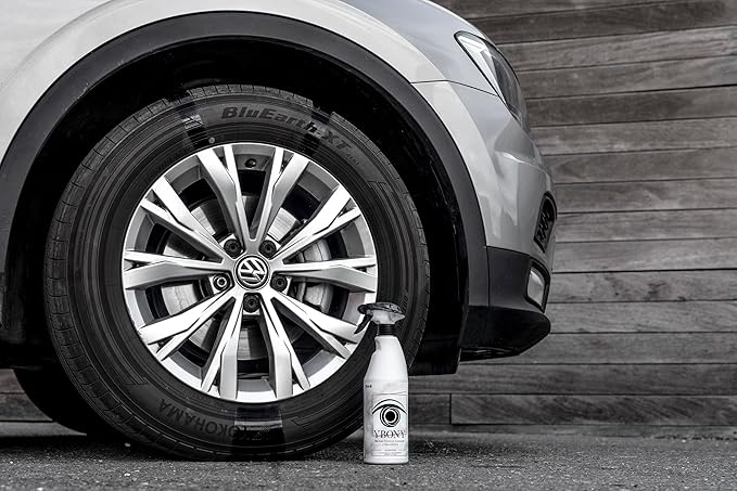 Sisbrill Ybony Plastic Restorer for Cars – Renews Faded Plastic Trim, Protects Against UV & Dirt – 25 fl oz
