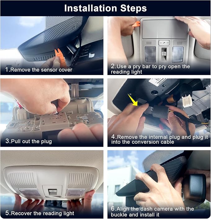 Mangoal STARVIS 2 Front 4K HDR Dash Cam IMX678, Fit for Mazda CX5 2019-2025 & CX-9 2020-2023, 5GHz WiFi, GPS, 64GB Card