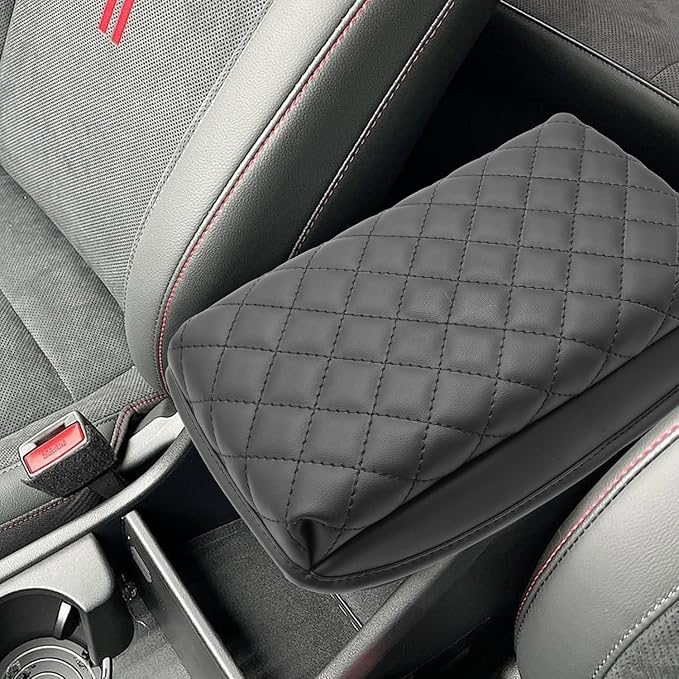 SHAOHAO for 2024 2025 Hyundai Kona Armrest Cover Fit for 2024 2025 Hyundai Kona Accessories SE, SEL, N Line, Limited Center Console Cover 2024 2025 Kona SX2 Arm Rest Cover Thickened Cushion Pad