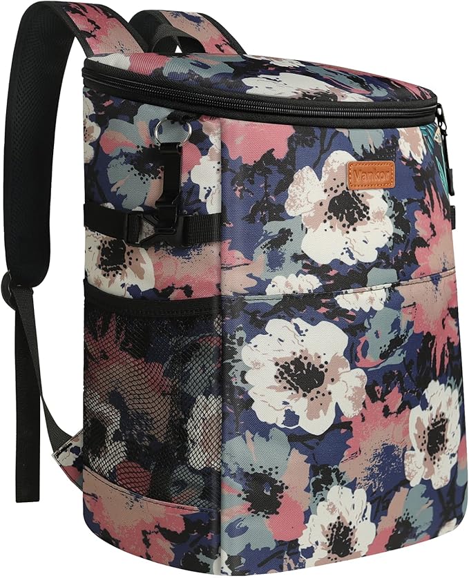Camping Cooler Backpack 30 45 Cans, Soft Backpack Coolers Insulated Leak Proof Travel Cooler Bag Waterproof Lunch Picnic Beach Work Trip Thermal Bag Drink Beverage Beer Bag Cooler