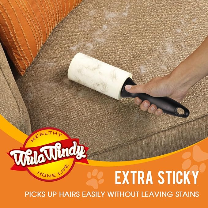 Extra Sticky Lint Roller, Mega Value Set 21 Pack for Pet Hair Removal, Lint Rollers for Pet Hair Extra Sticky, Dog & Cat Lint Remover for Clothes, Furniture, Carpet