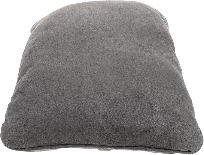 Ergonomic Car Seat Cushion for Driving Comfort PP Cotton Lumbar Support Pillow for Office and Car Stylish Grey Back Cushion Reduces Lower Back Easy Installation