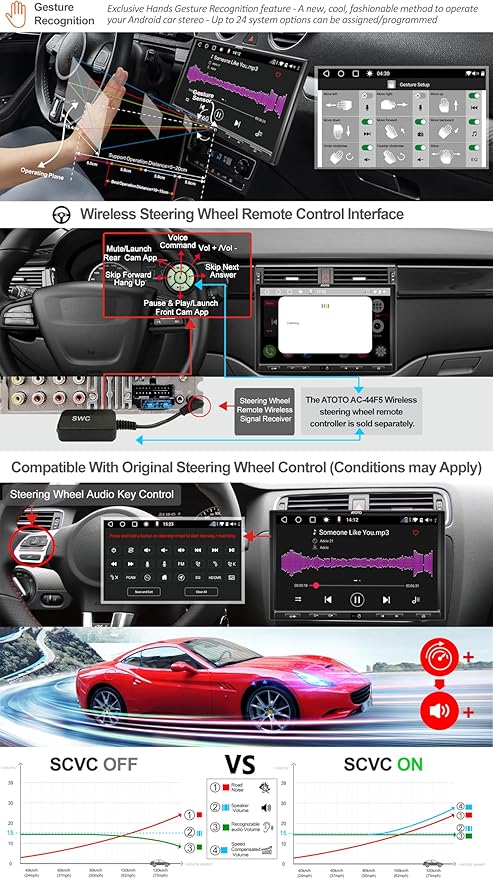 [10.1inch QLED Display] ATOTO S8 Ultra Plus Double Din Car Stereo, 6G+128G Android in-Dash Video Receiver, Wireless Carplay & Android Auto,Dual Bluetooth w/aptX HD, VSV&LRV,Built-in 4G, S8G2109UP