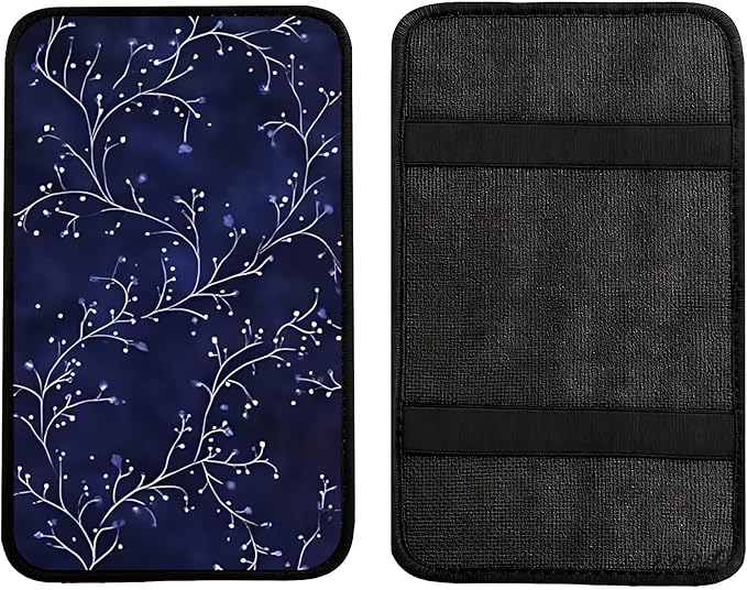 Car Armrest Cover Pad - Car Center Console Cushion Protector Against Pet Claws, Dirt and Sticky Fingers, Comfortable Auto Decor Accessory Fit for Sedan, Van, SUV
