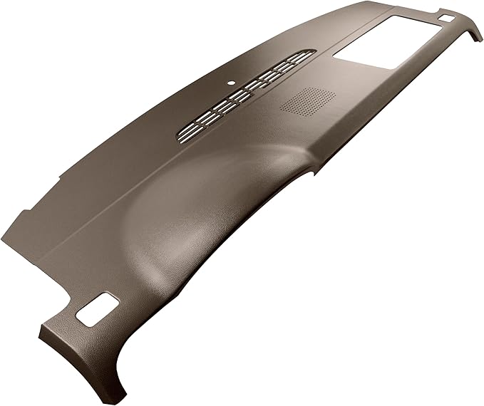 DashSkin Dash Cover Compatible with 2007-2014 Chevy Tahoe Suburban Avalanche & GMC Yukon & Yukon XL with Dash Speaker in Cocoa - Hard Molded Plastic Dashboard Cap