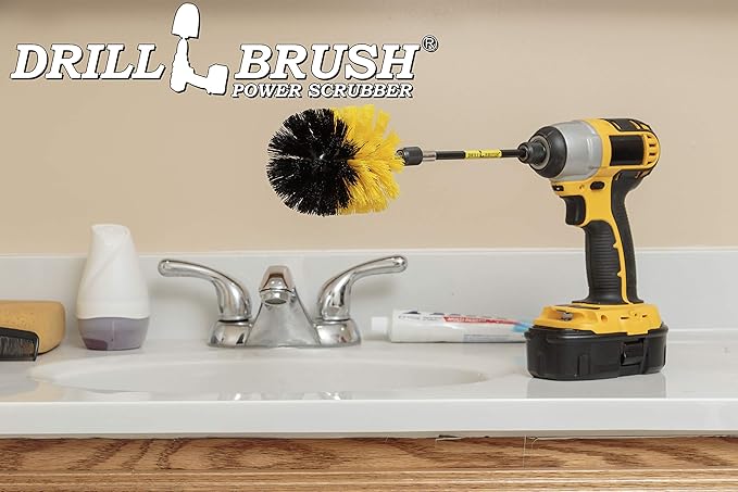 Cleaning Supplies - Bathroom Accessories - Shower Cleaner Brush - Bath Mat Hair Lifter - Shower Curtain Scrubber - Cleaning Scrub Brush - Tile Grout Cleaner - Bathtub Brush - Home Tile Cleaning Brush