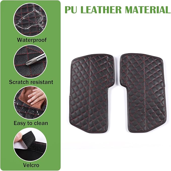 Center Console Armrest Cover Protector Pad Compatible with Toyota Tundra Sequoia 2022-2025 Leather Car Console Armrest Seat Cushion Waterproof Armrest Cushion Lid Interior Accessories (Style B)