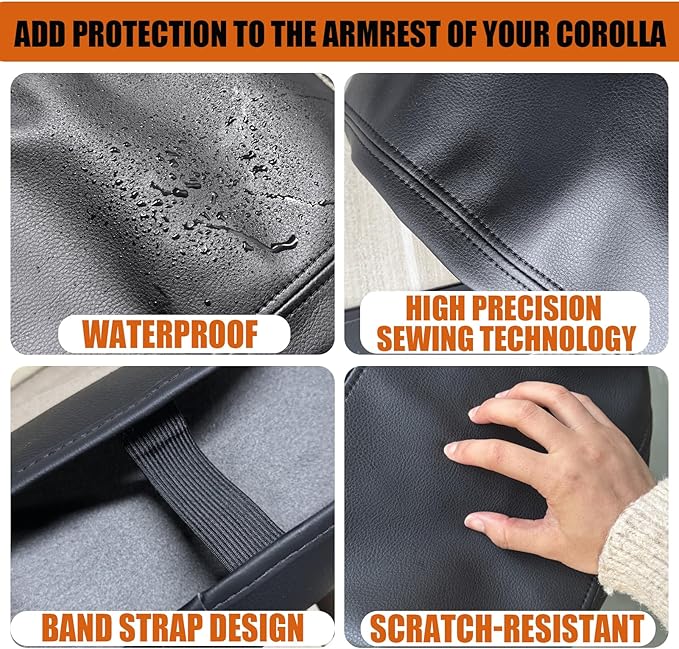 Center Console Cover for 2020-2025 2026 Toyota Corolla - Premium Armrest Lid Protector Easy Installation, No Tools Required for Toyota Corolla 2020 2021 2022 2023 2024 2025 2026