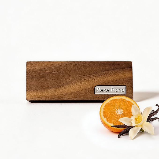 4 Packs Citrus Scented Natural Wood Vent Clips,【Brighten Cabin Mood】 Odor Refresh Car Scents Air Freshener Refills, Long Lasting Fragrance Diffuser, SUV Essentials Gift for Women