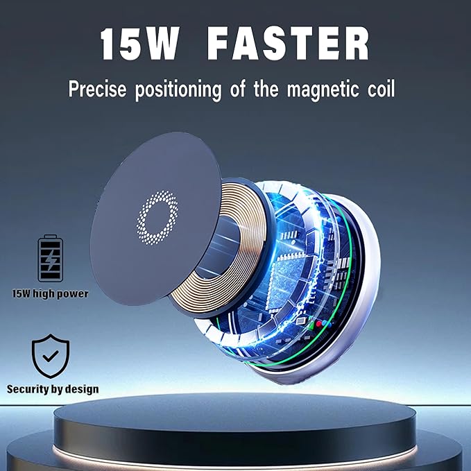 Wireless Charger Car Phone Holder for Toyota Corolla 2019-2026 / Corolla Cross 2022-2026 Accessories Apply to 8 Inch Screen Fixed Clip, 360° Rotation Cell Phone Mount
