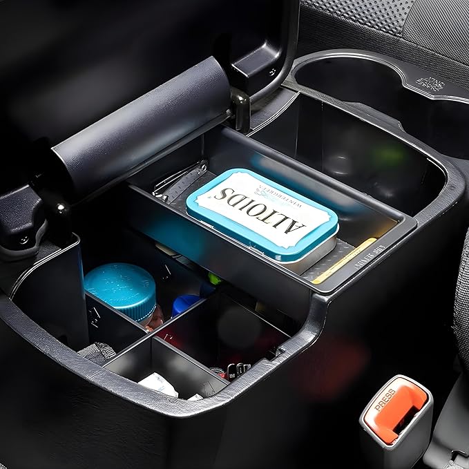 Vehicle OCD - Center Console Divider, Tray, and Glove Box Organizer for Toyota Tacoma (2005-2015) - Made in USA - SLX500