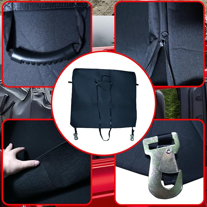 Thickened Hard Top Storage Bag Compatible with Ford Bronco 2021-2025 2/4-Door, Portable Freedom Panel Storage Bag for Front Roof Panel Over First Row Seat