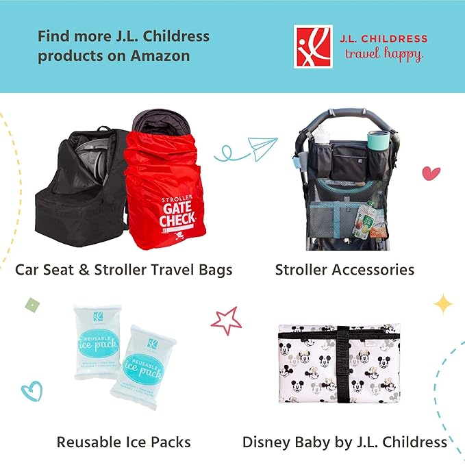 J.L. Childress Backseat Butler Car Seat Organizer for Kids - Essential Car Ride Accessories for Travel & Road Trips, Storage Organization for Front, Back, & Passenger Seats, 10 Pockets - Black