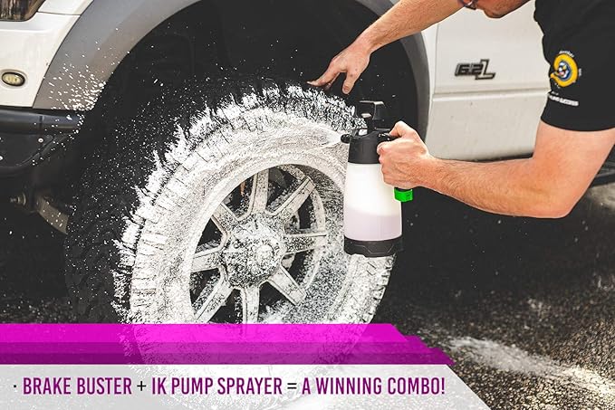 P&S Professional Detail Products - Brake Buster Wheel Cleaner - Non Acid, Removes Brake Dust, Oil, Dirt, Light Corrosion (1 Pint)