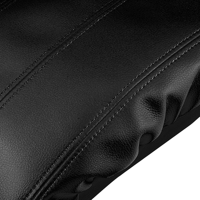 X AUTOHAUX Car Center Console Armrest Cover for Cadillac XTS 2013-2019 Faux Leather Interior Arm Rest Cover Elbow Cushion Pad Black