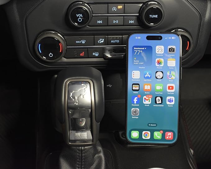 Magnetic Phone Mount Compatible with Ford Bronco 2021-2026 - 360° Tilt Swivel Adjustable Phone Holder for Bronco Accessories - Strong Hold for MagSafe Compatible Phones
