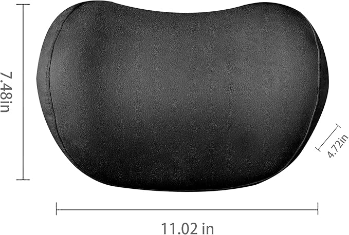 Car Neck Pillow for Driving - Ultra-Soft C-Shaped Neck Pillow for Car, Cloud-Like Comfort & Neck Support for Car Seat, Perfect for Long Drives & Road Trips (Black)
