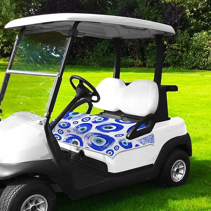 ENYORSE Golf Cart Seat Covers - Ethnic Style Golf Cart Towel Blanket for 2/4 Seater, Soft & Breathable Microfiber, Keeps Seats Cool & Comfortable, 51”x31”, Fits EZGO/Yamaha/Club Car