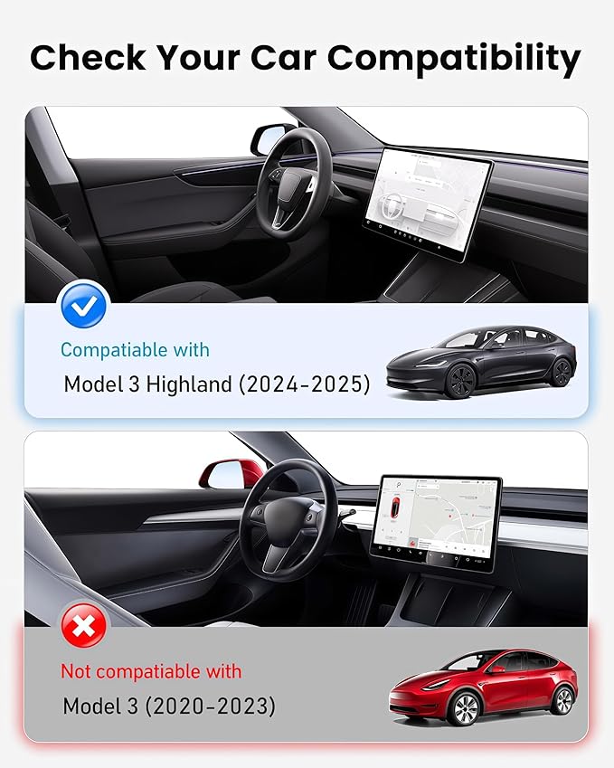 2026 Upgraded Tesla Model 3 Highland Sunshade Roof, UPF200+ Roof Sunshade with Storage Bag, No-Sag&No-Gaps Heat Insulation Foldable Roof Shade, Tesla Accessories for Highland 2024-2026,Gray