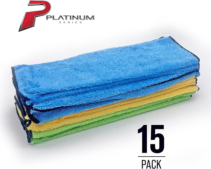 R-226154 Platinum XL Microfiber Cleaning Towel, 15 Pack