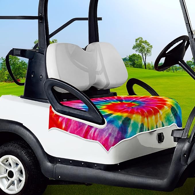 ENYORSE Golf Cart Seat Covers - Ethnic Style Golf Cart Towel Blanket for 2/4 Seater, Soft & Breathable Microfiber, Keeps Seats Cool & Comfortable, 51”x31”, Fits EZGO/Yamaha/Club Car