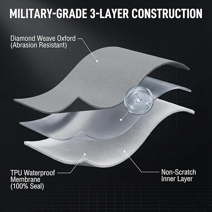 Universal Electric Scooter Cover, Outdoor Waterproof and Dustproof Scooter Covers, Adults/Kids Electric Scooter Storage cover, L54xW28xH52 Inch, Suitable for 300W to 2000W Electric Scooters, Grey
