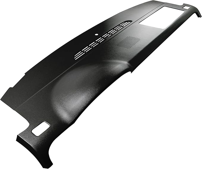 DashSkin Dash Cover Compatible with 2007-2014 Chevy Tahoe Suburban Avalanche & GMC Yukon & Yukon XL with Dash Speaker in Black - Hard Molded Plastic Dashboard Cap