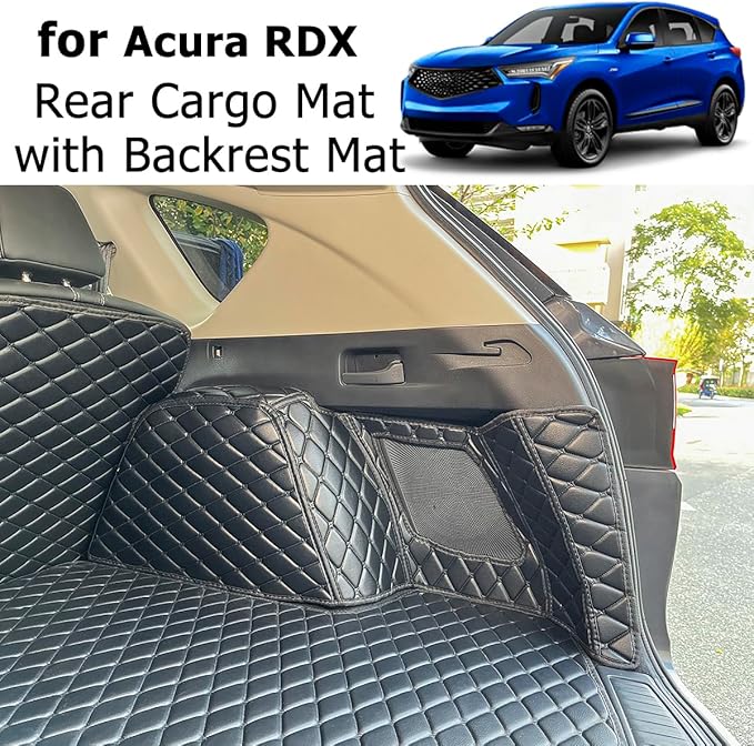 Cargo Liners for 2019-2026 Acura RDX Trunk Mat Full Coverage Cargo Mat All Weather Anti-Slip