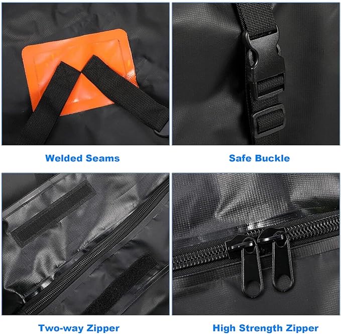 Shkalacar Car Roof Bag Rooftop top Cargo Carrier Bag, Roof Cargo Carrier 425L Universal Luggage Bag Storage Cube Bag for Travel Camping
