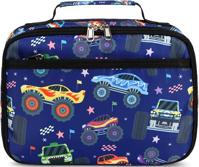 CAMTOP Lunch Box Kids Boys Insulated Lunch Cooler Bag Reusable Lunch Tote Kit for School Travel