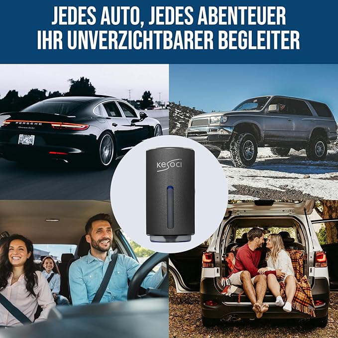 Smart Car Air Freshener: Revolutionary Smart Car Diffuser Vent Clip with 3 Exclusive 10 ml Fragrances (Fresh Essence Collection)