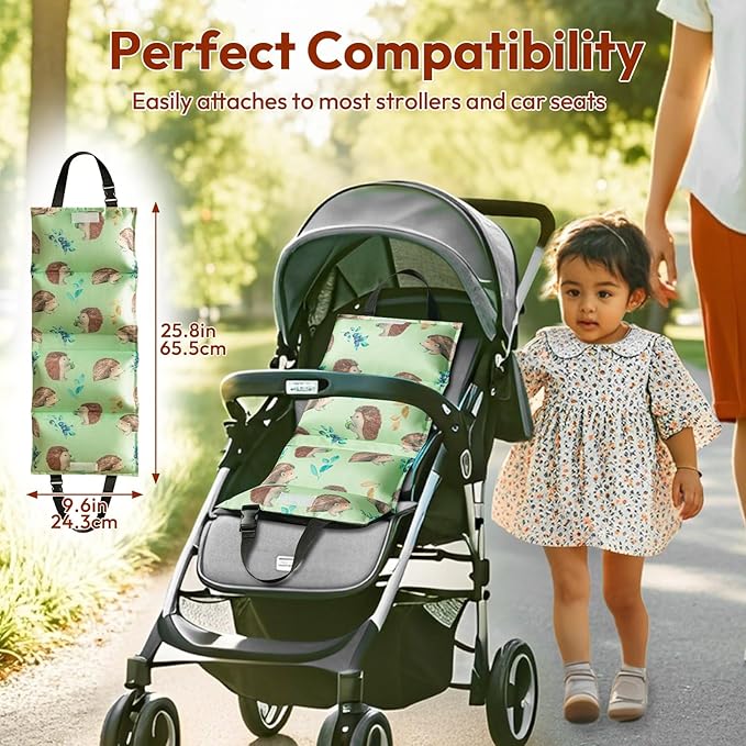 NCVI Car Seat Cooling Pad with Ice Packs, Car Seat Cooler & Stroller Cooling Mat for Baby Toddler Kids Pets, Insulated Summer Carseat Cover for Hot Weather Sun Protection