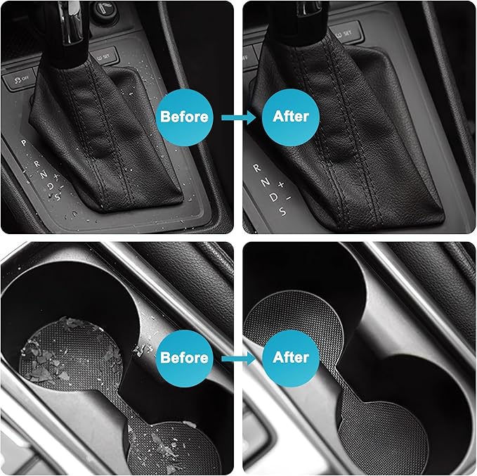 FiveJoy Car Cleaning Gel Universal Cleaning Putty for Car Interior, Reusable Auto Cleaning Slime Car Cleaning Supplies for Car Vent, Keyboard Cleaner Pink 3Pack