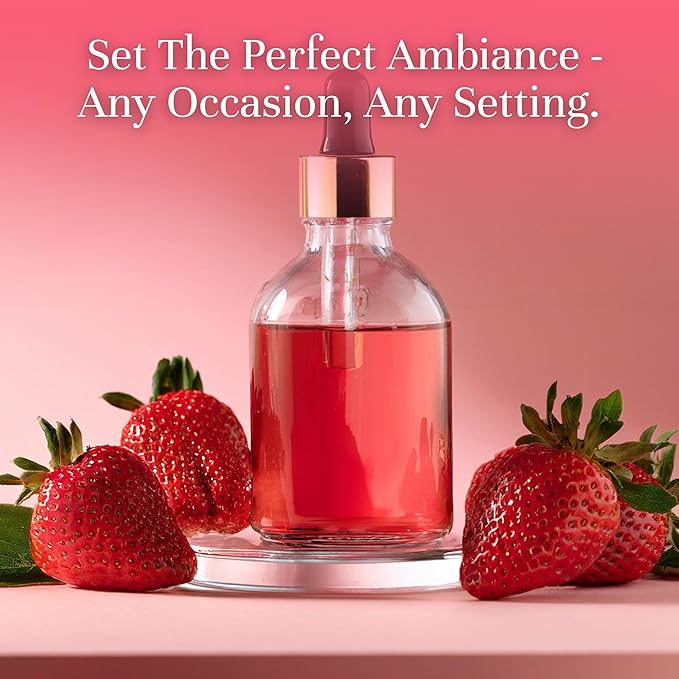P&J Trading Fragrance Oil | Strawberry Oil 100ml - Candle Scents for Candle Making, Freshie Scents, Soap Making Supplies, Diffuser Oil Scents