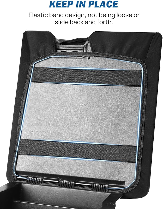 JOYTUTUS Center Console Cover Compatible with 2015-2026 Ford F150, 2017-2026 F250 F350 F450 with 40/20/40 Jump Seat, Neoprene Armrest Cover Middle Console Cover (Jump Seat Only)