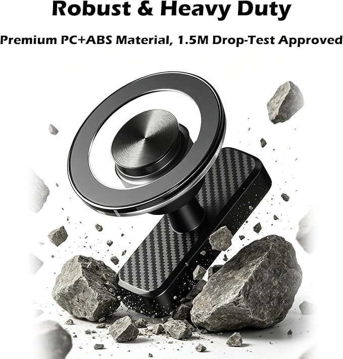 Magnetic Golf Cart Phone Holder Pro – 360° Rotatable Phone Mount with Heavy-Duty Magnetic Grip, Universal Golf Swing Recording Stand, Fits for EZGO/Club Car/Yamaha, Best Golf Gift for Men