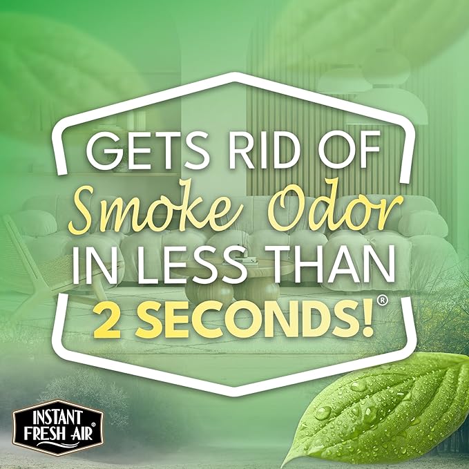 Smoke Vanish - Smoke Odor Eliminator Spray - Removes Smokey Odor Instantly with Noxban™ - Eco-Friendly - For Home, Car, Clothes & Travel - Fresh Mist Scent - 2 oz. (Pack of 2)