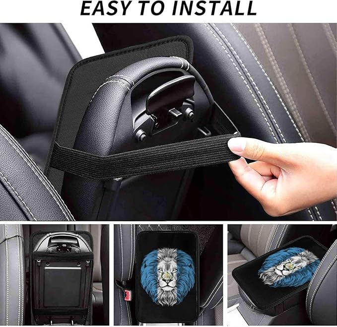 DARLEKS Car Armrest Cushion Auto Center Console Cover Pad Car Handrail Box Universal Decoration Mat