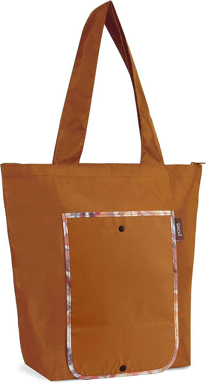 Sachi 3 Piece Market Tote Set – Insulated Therm,an Reusable Grocery Bags for Cold and Hot Foods – Lightweight, Portable and Fold-able (Marble Sunset)