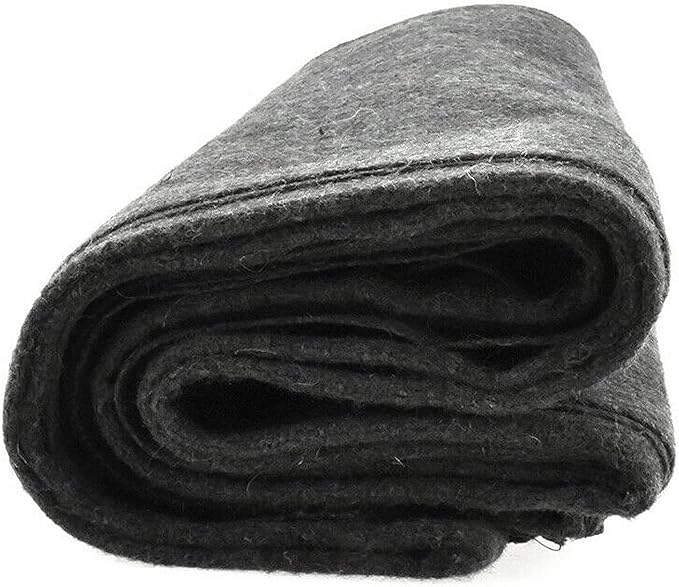 1 Wool Blanket Outdoor Cover Military Camping Survival Warm 51"x80" 2lbs Large Outdoors Camping Stadium Blanket Picnics Travel Moving Survival Kit Camp Sleeping Outdoor Furniture Blanket Car Home