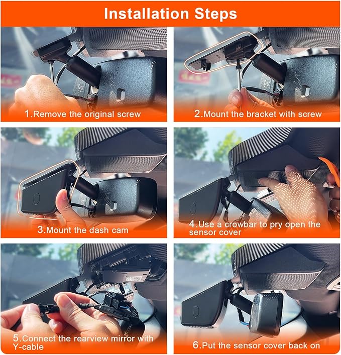 Mangoal F150 Dash Cam 4K Custom fit for Ford F150 2018-2026 F250/F350/F450 Super Duty 2020-2026 XLT Lariat King Ranch Raptor Limited Platinum(Model A), UHD 2160P Video, WiFi, App, 128GB Card