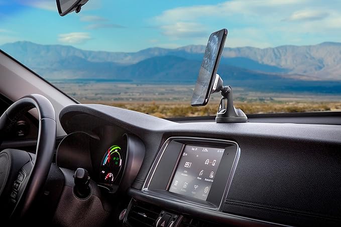 Scosche MM2WDSR-2PKXC0 MagicMount Pro Magnetic Car Phone Holder for iPhone and Android - 2 Pack Magnet Mount - Secure Magnetic Cell Phone Mount for Car Window or Dash - Universal 360° Adjustable Head