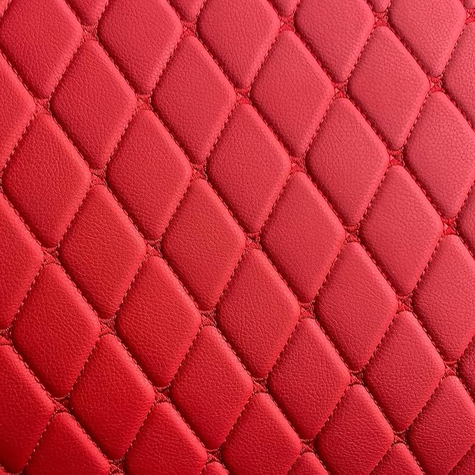 Custom Making Car Floor Mats Compatible with Audi BMW Mercedes-Benz Toyota Lexus Honda Infiniti Nissan Hyundai Kia All Models 2005-2026 (Red)