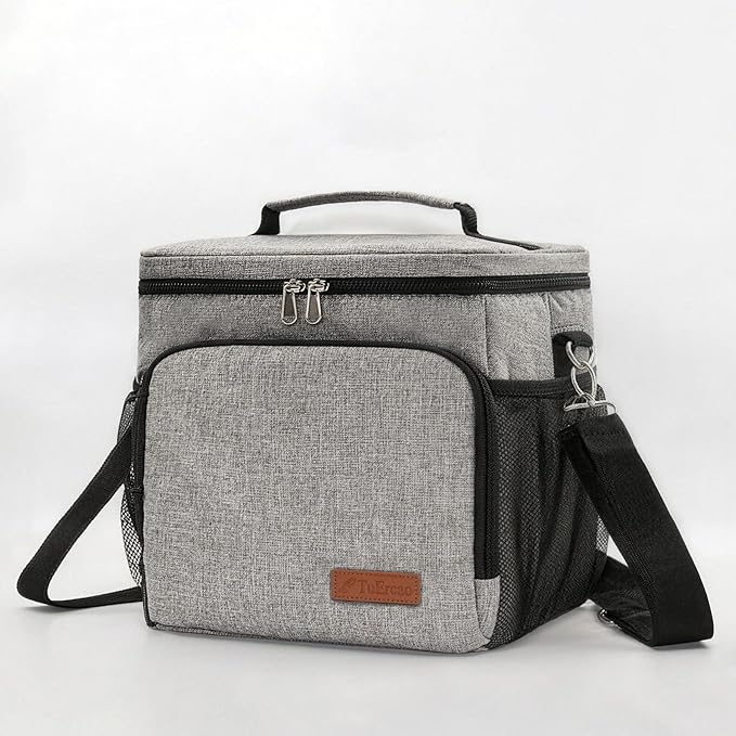 TuErcao Insulated Cooler Bag 6/24 Can Collapsible Leakproof Soft Sided Cooler for Car, Portable Foldable Small Ice Chest for Beach Camping Picnic Travel, 5/15qt Lunch Box for Men Work