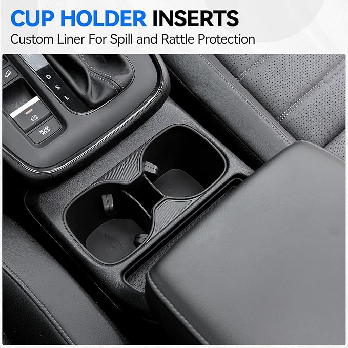 5PCS Center Console Organizer Tray for 2026 2025 2024 2023 Honda CRV Accessories, Armrest Storage Box and Drawer, Armrest Hidden Storage Box, Dashboard Organizer Tray and Cup Holder for Honda CR-V