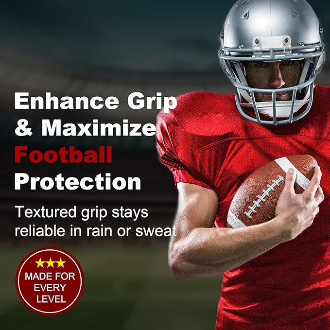 Football Prep Kit – Premium Leather Conditioning Set with 2 Wax Bars & Dual Brushes (Horsehair & Hog Bristle) for Enhanced Grip & Durability