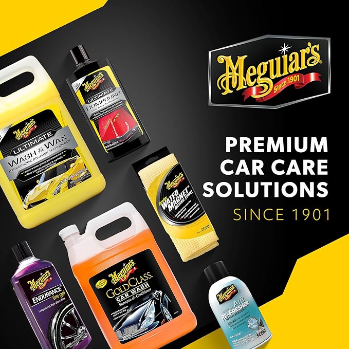 Meguiar's Leather Care Kit,This Car Care Kit Includes a Premium Car Leather Cleaner and Conditioner, Drill Backing Plate, Cleaning Disc, Microfiber to Effectively Deep Clean, Nourish & Protect, Kit
