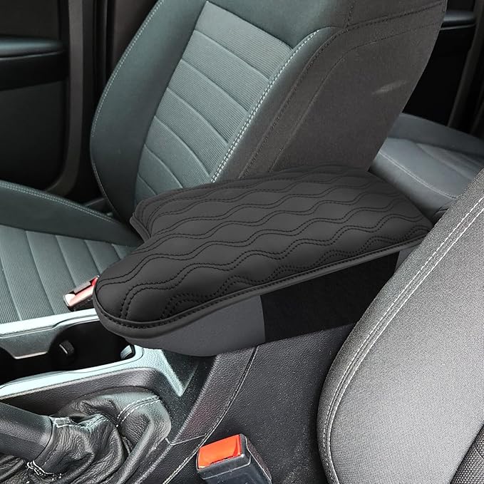 SXCY Armrest Pad Fit for 2019-2022 2023 Ford Ranger Armrest Cover 2023 Ranger Center Console Armrest Cushion 2022 2023 Ranger Console Cushion Pad Cover Protection 2020-2023 Ranger Accessories